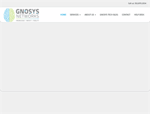 Tablet Screenshot of gnosysnetworks.com